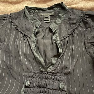 Marc Jacobs Black Silk Top